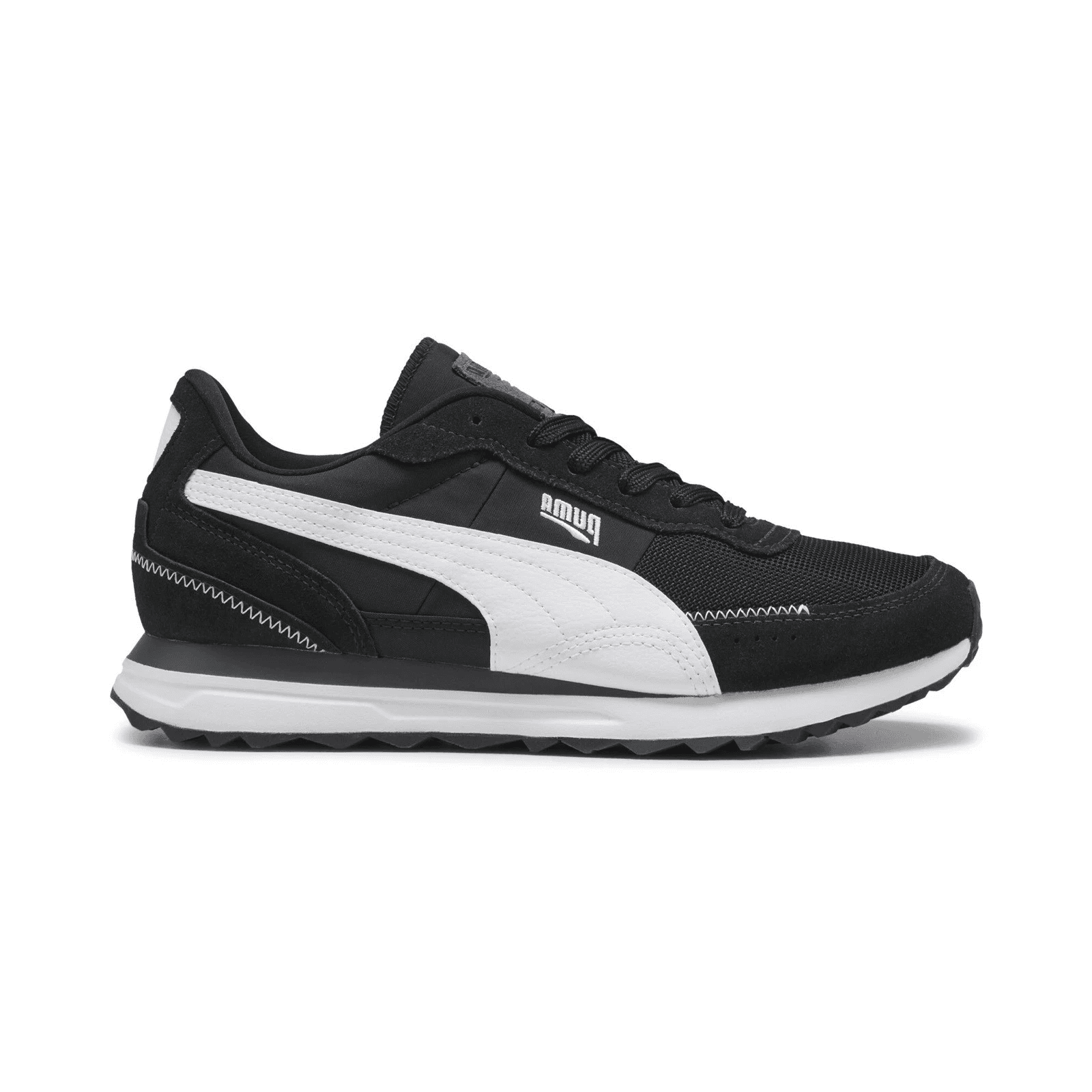 Puma Road Rider SD Mens Black Suede Lifestyle Sneakers Shoes